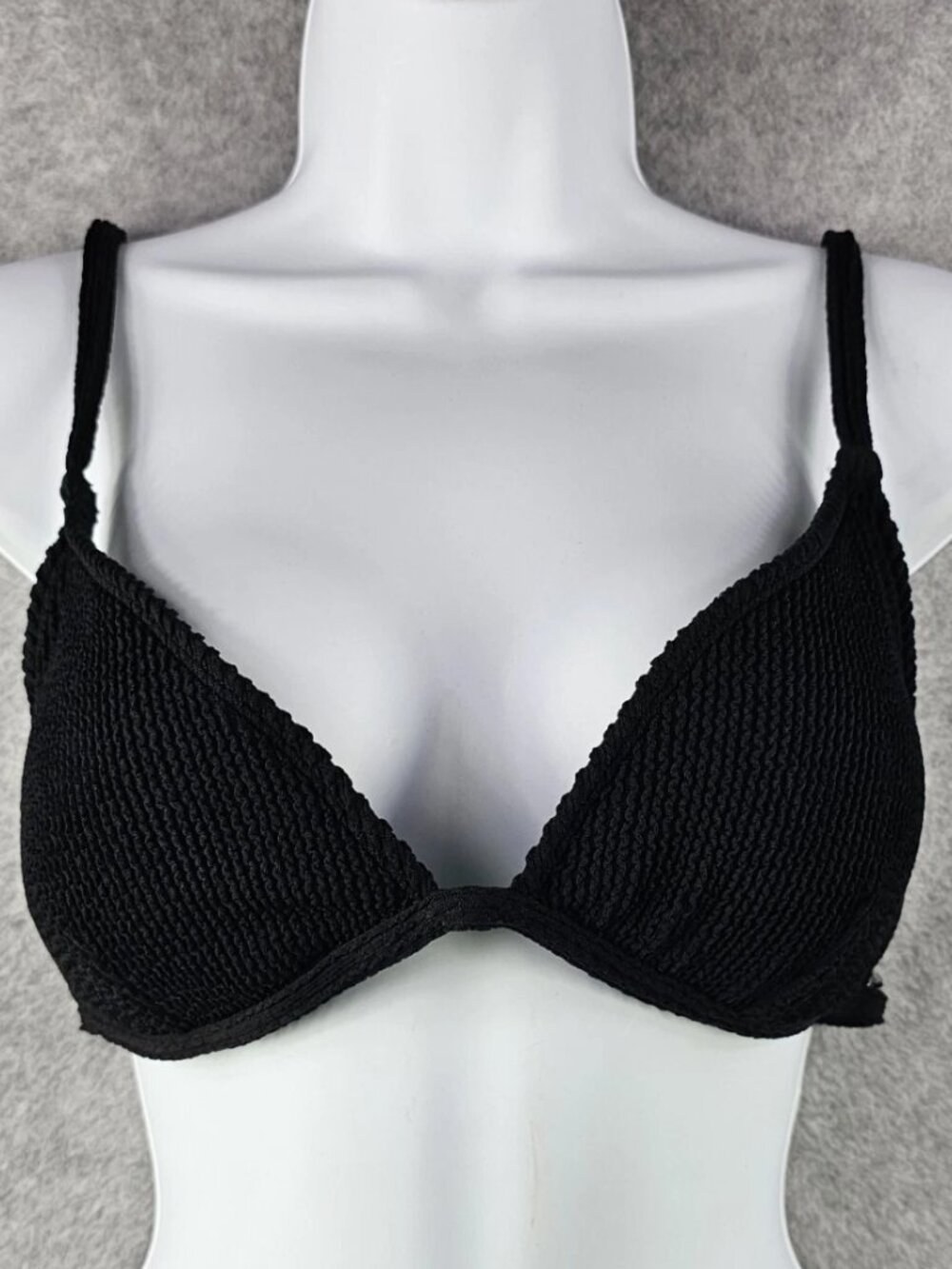 Good American Womens Bikini Top 5 Black Always Fits Perfect Fit Bikini Top XXL